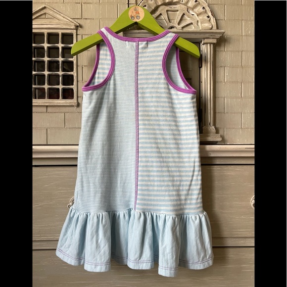 Peas and Queues Girls’ Stripe Ruffle Tank Top - Picture 7 of 7